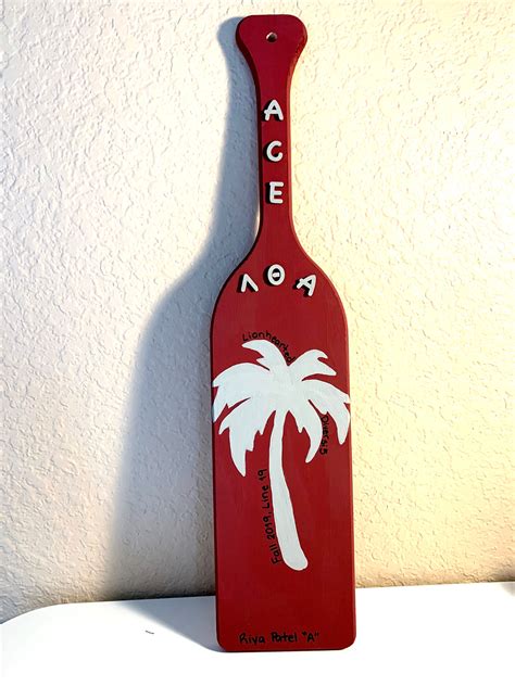 custom greek paddle